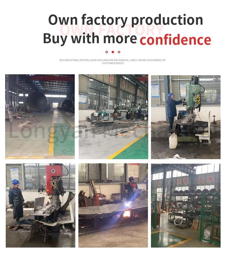 Industrial Electric Energy Efficient Horizontal High Temperature Inline Process Heater