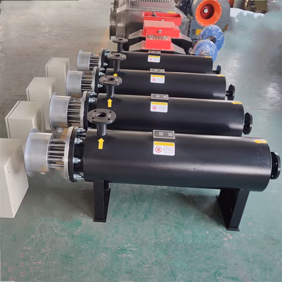 Riscaldatori in linea filettati personalizzati Riscaldatori a circolazione in linea per il preriscaldamento dell'olio combustibile